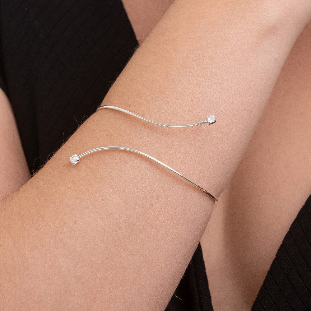 Bracelete em Prata 925 Pontos de Luz