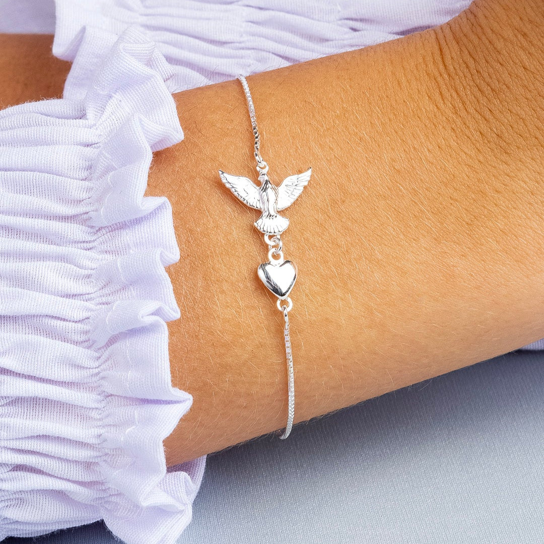 Pulseira em Prata 925 Espírito Santo
