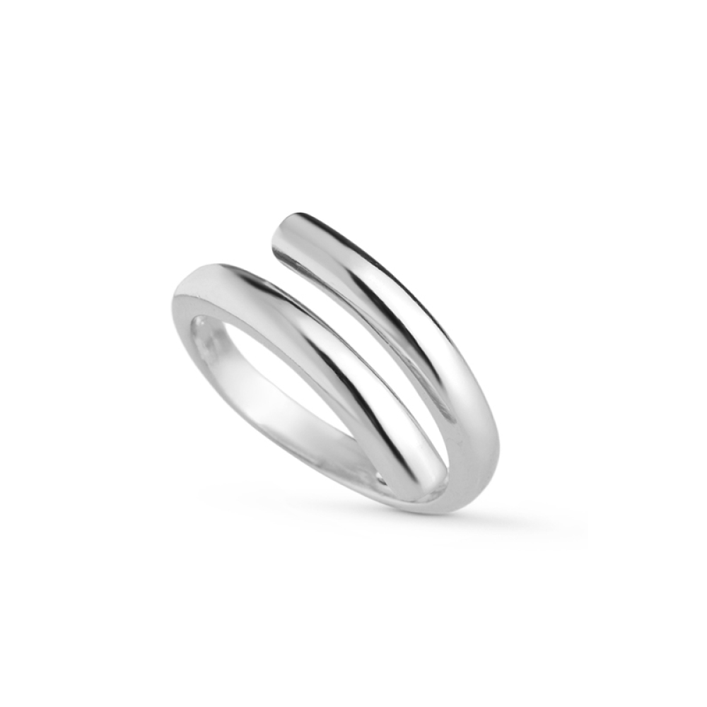 Anel Tubular Liso Mix Banhado a Ouro 18k ou Prata