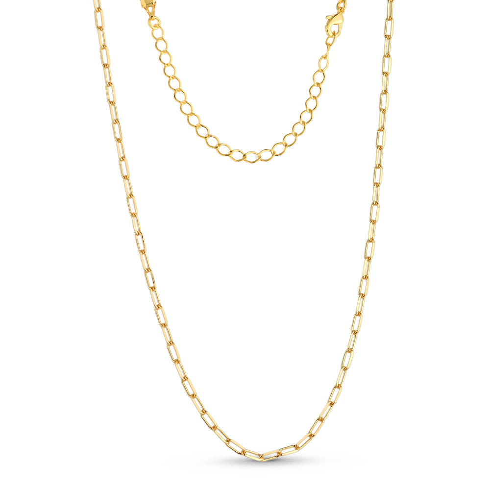 Chocker Elos 3mm Banhado a Ouro 18k