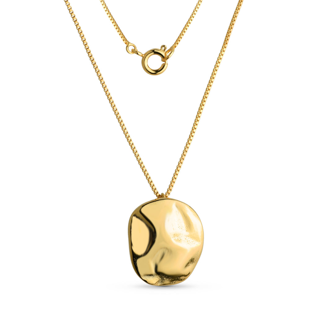 Colar Orgânico Banhado a Ouro 18k