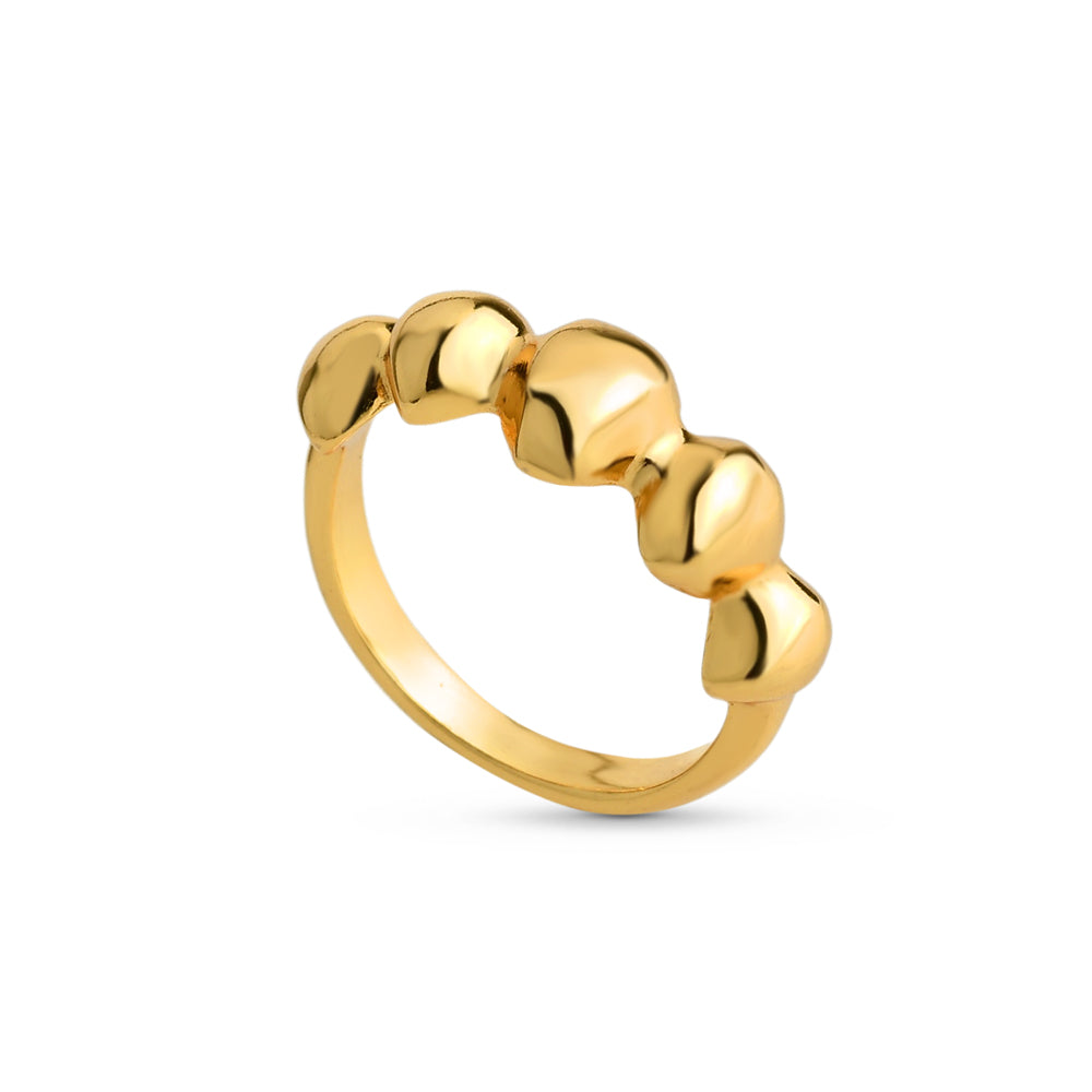Anel Bolinhas Mix Banhado a Ouro 18k ou Prata