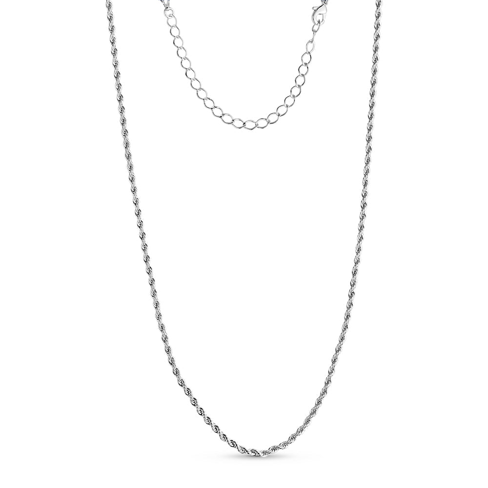 Choker Cordão Baiano 1,5mm Banhado a Prata