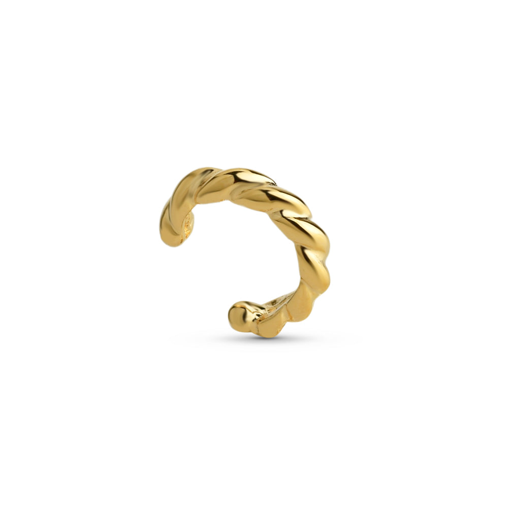Piercing Torcido Banhado a Ouro 18k ou Prata
